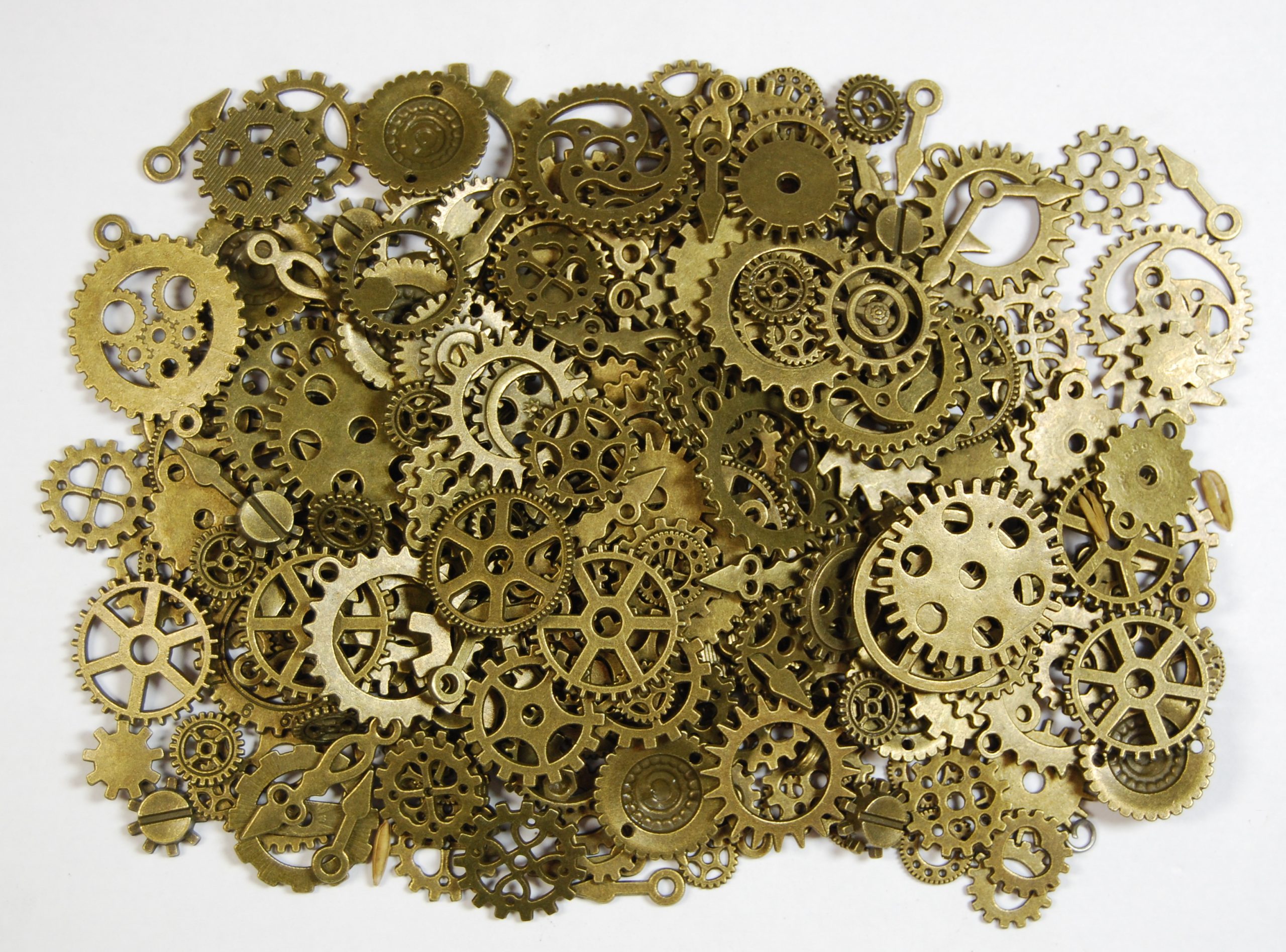 Pack of 100 - Mixed Pack 8 Steampunk Cogs