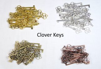 Clover Keys - Mixed - Metal Santa Charms Steampunk