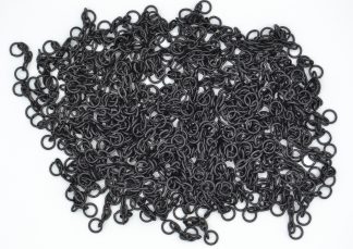 Key Chain with Jump Hoops - Black