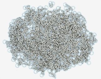 Key Chain with Jump Hoops - Silver