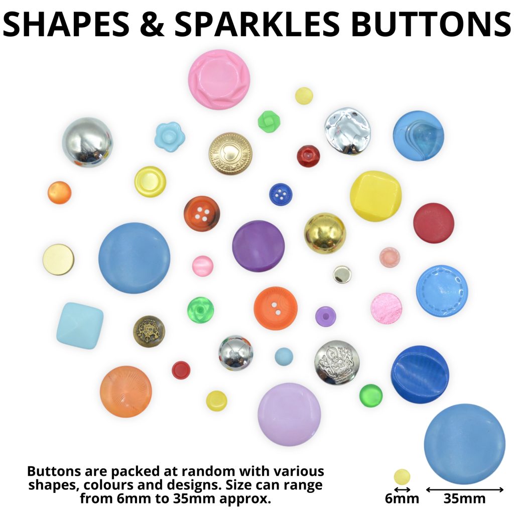 Pack of 250g - SHAPED & SPARKLES - Mixed Sizes and Lovely Coloured ...