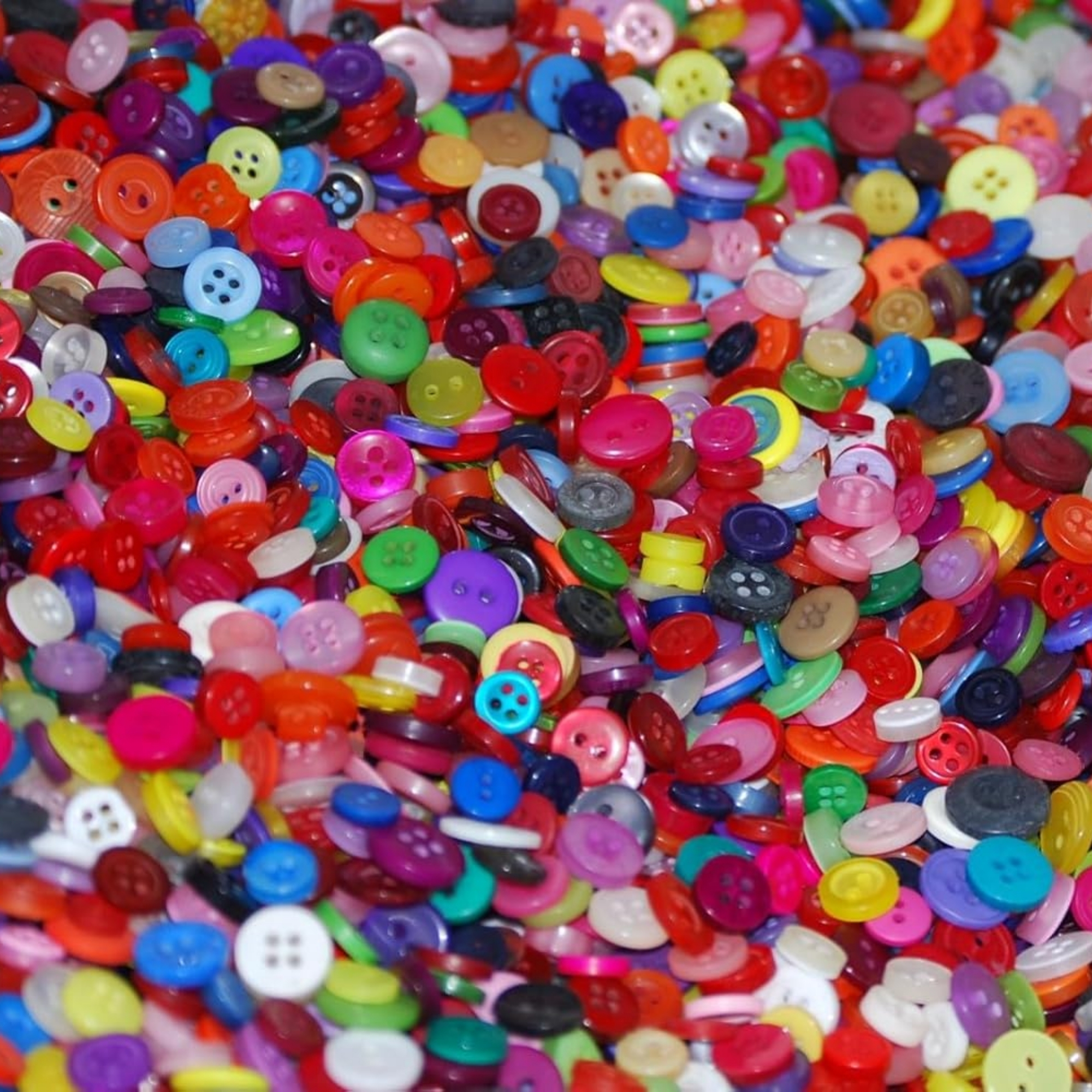 Tiny Mixed Colours Buttons - Mixed Small Sizes - Image 3