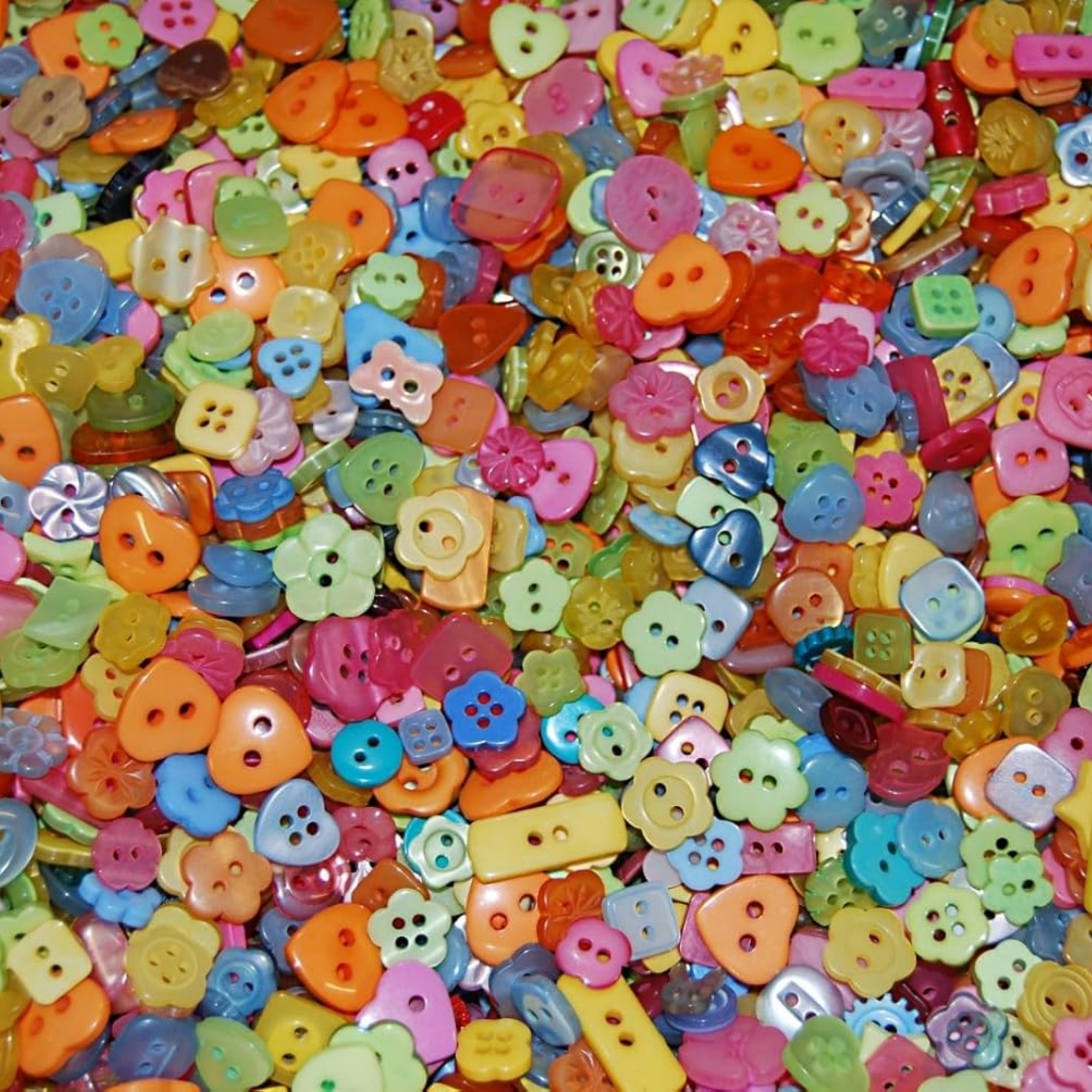 Tiny Shapes Mix Buttons - Mixed Small Sizes - Image 3