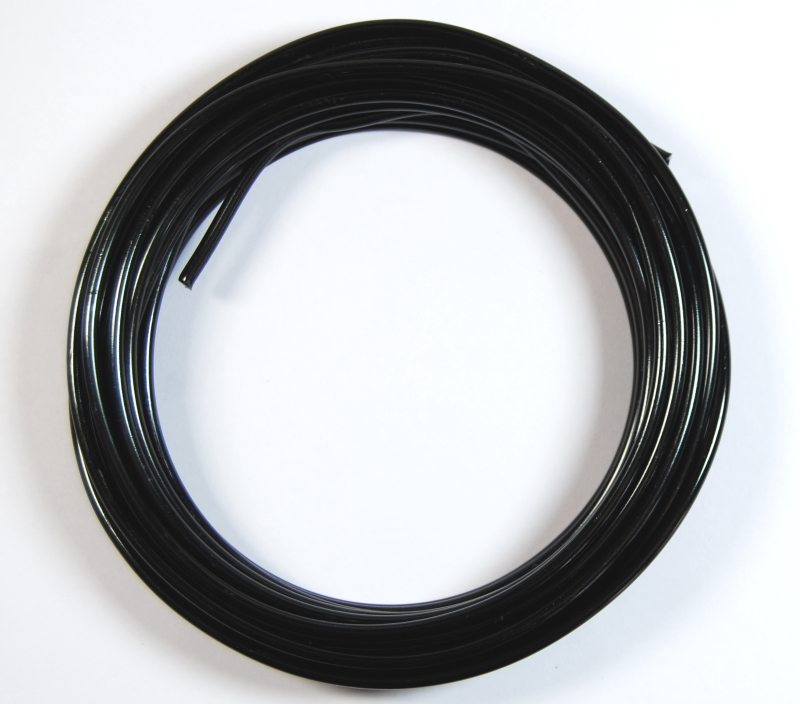 Pack of 1 - Black 3mm x 5m Aluminium Wire