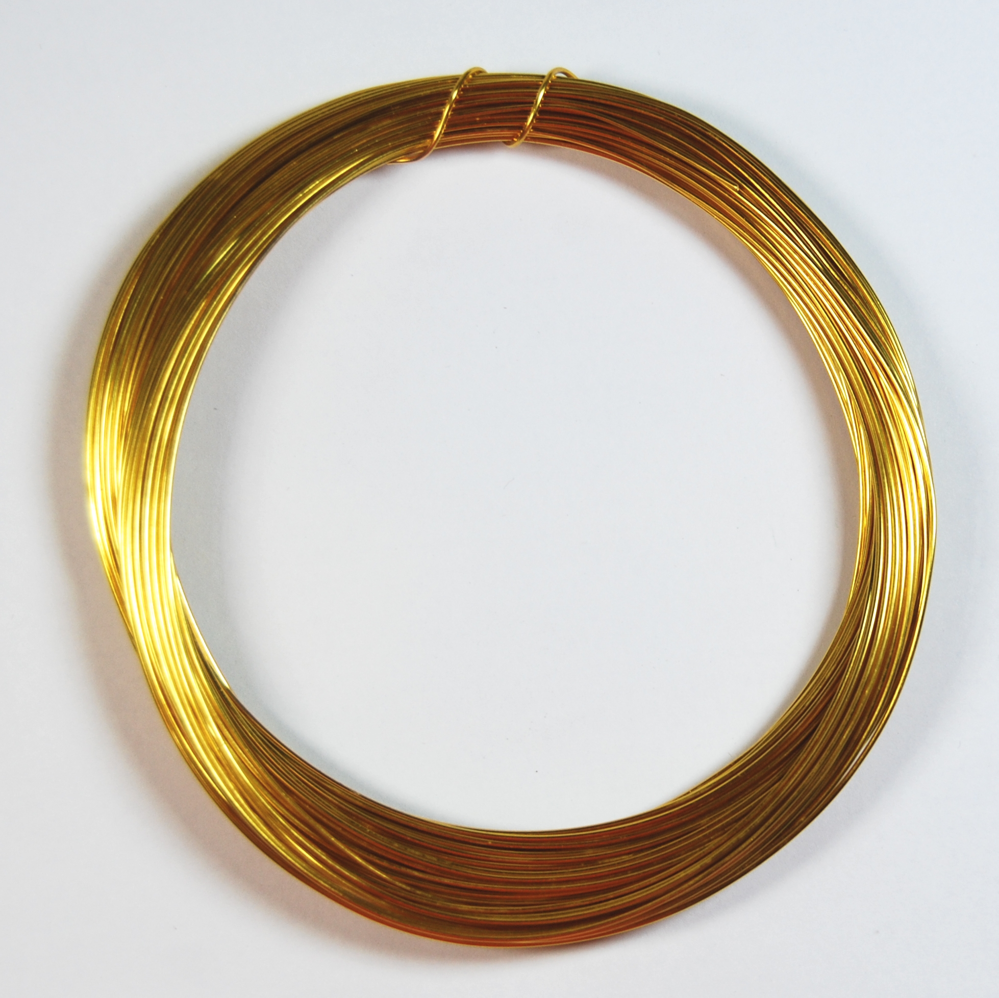 Pack of 1 - Gold 0.8mm x 20m Aluminium Wire