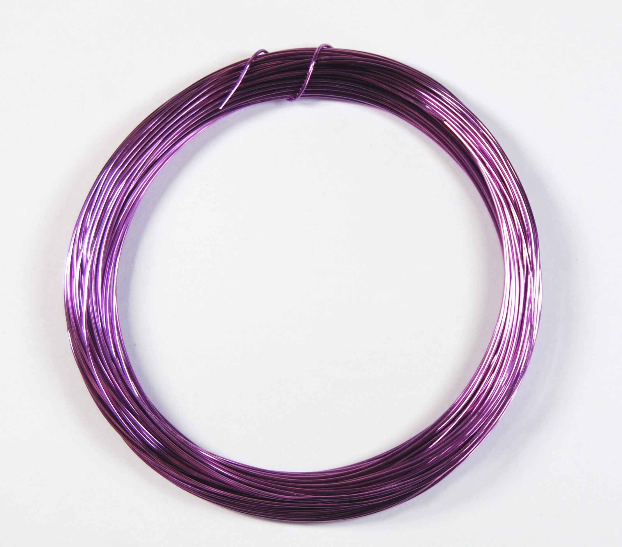 Pack of 1 - Lilac 0.8mm x 20m Aluminium Wire