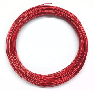 Pack of 1 - Red 0.8mm x 20m Aluminium Wire