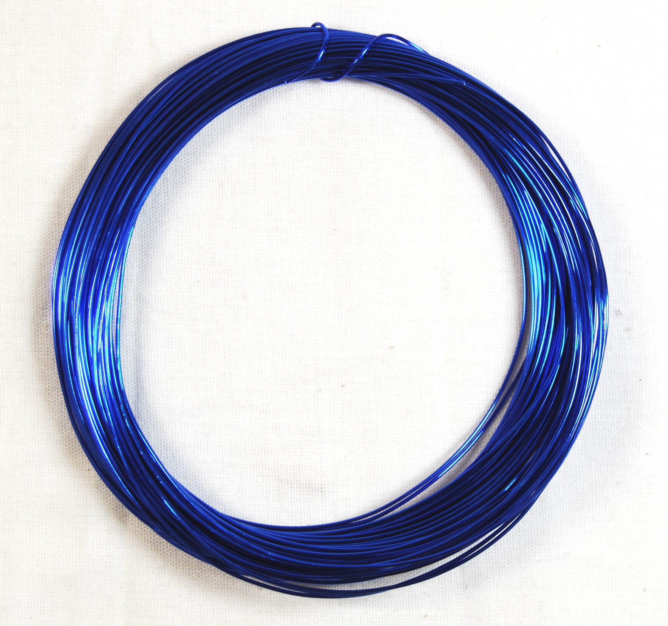 Pack of 1 - Royal Blue 0.8mm x 20m Aluminium Wire