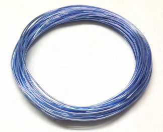 Pack of 1 - Light Steel Blue 1.0mm x 20m Aluminium Wire