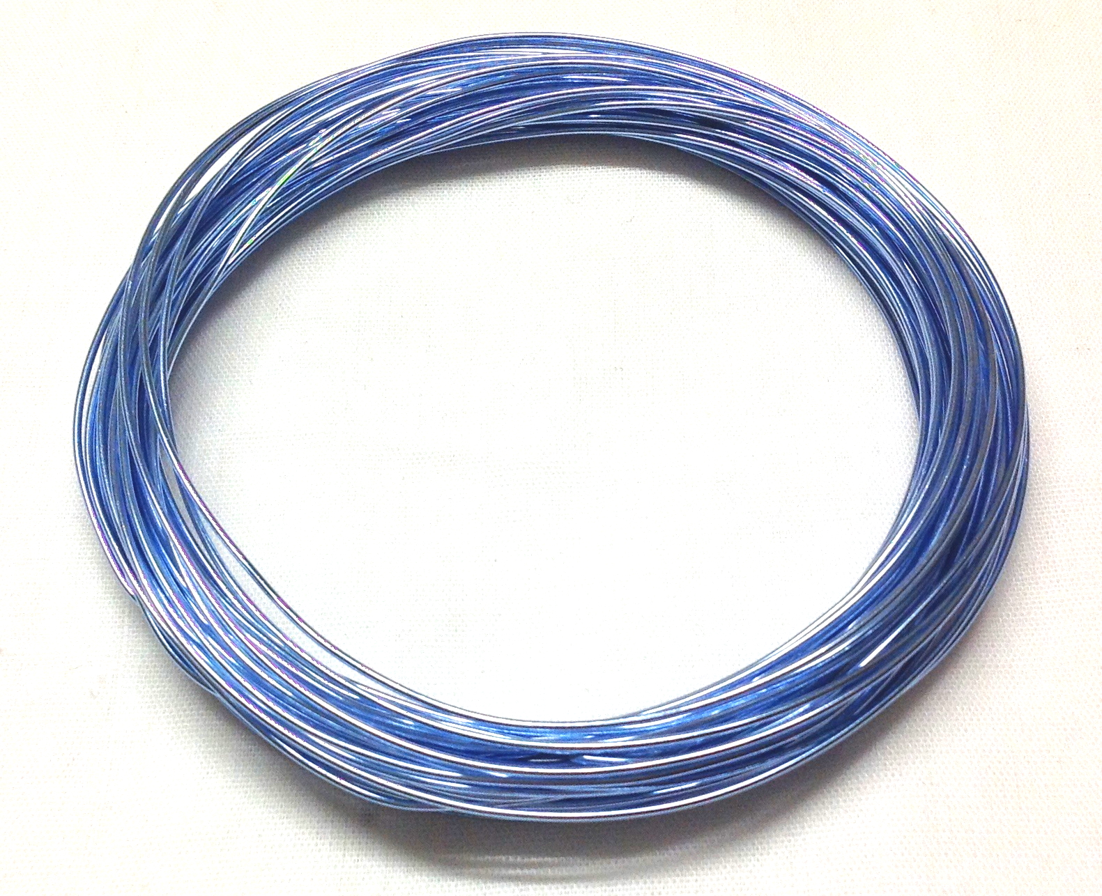 Pack of 1 - Light Steel Blue 1.0mm x 20m Aluminium Wire