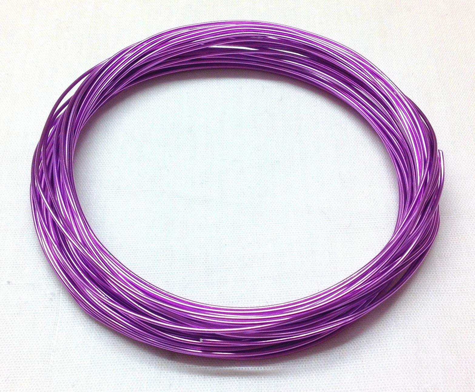 Pack of 1 - Lilac 1.0mm x 20m Aluminium Wire