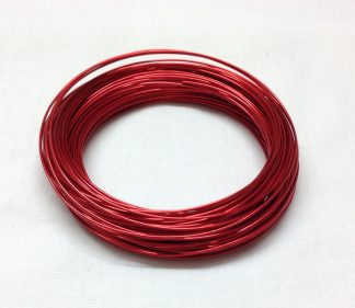 Pack of 1 - Red 1.0mm x 20m Aluminium Wire