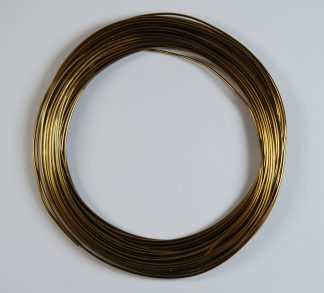 Pack of 1 - Sienna Brown 1.0mm x 20m Aluminium Wire