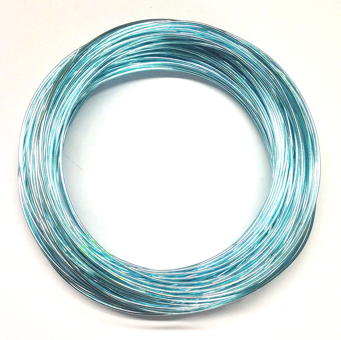 Pack of 1 - Sky Blue 1.0mm x 20m Aluminium Wire