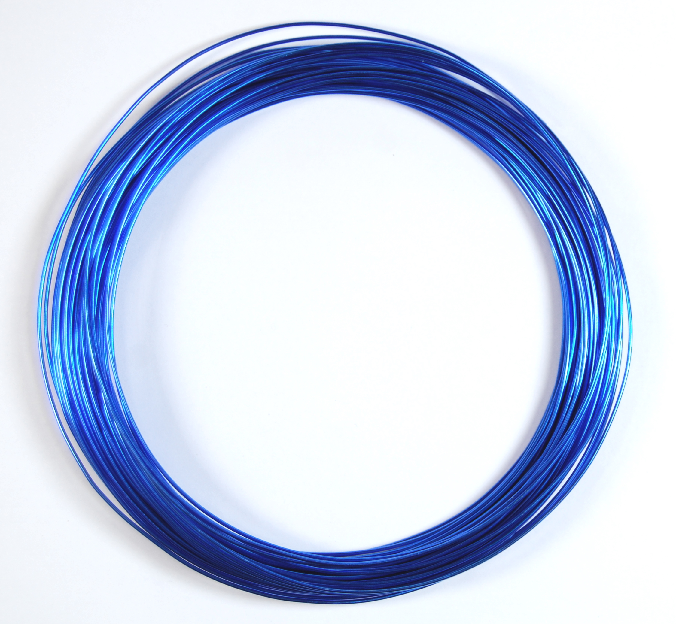 Pack of 1 - Royal Blue 1.0mm x 20m Aluminium Wire