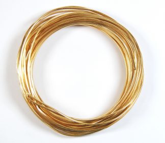 Pack of 1 - Dark Gold 1.5mm x 10m Aluminium Wire