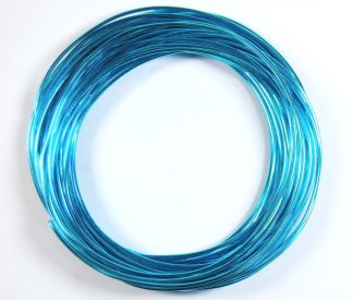 Pack of 1 - Sky Blue 3mm x 50m Aluminium Wire