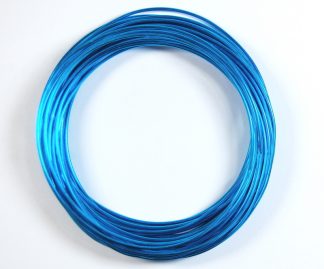 Pack of 1 - Dodger Blue 1.5mm x 10m Aluminium Wire