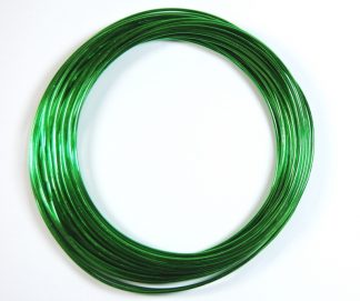 Pack of 1 - Green 1.5mm x 10m Aluminium Wire