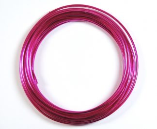 Pack of 1 - Hot Pink 1.5mm x 10m Aluminium Wire