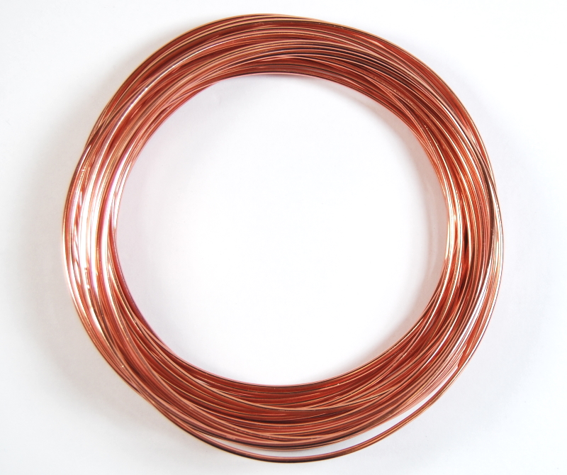 Pack of 1 - Light Copper 1.5mm x 10m Aluminium Wire