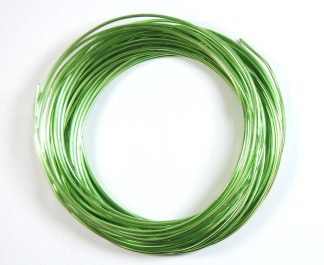 Pack of 1 - Light Green 1.5mm x 10m Aluminium Wire