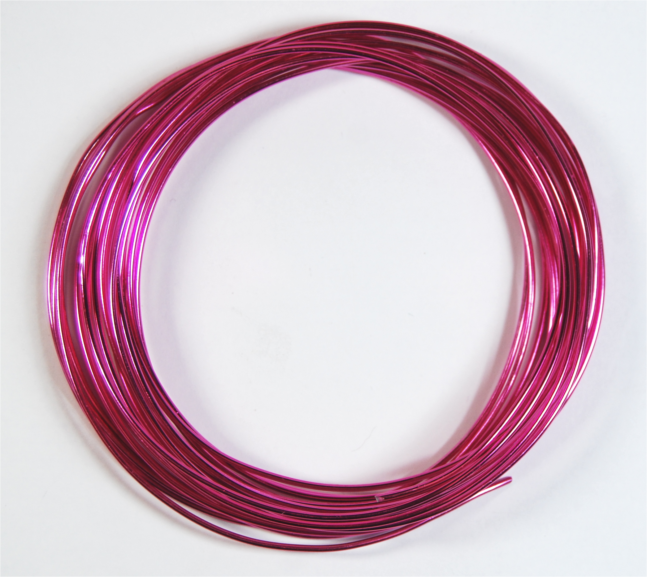 Pack of 1 - Cerise 1.5mm x 5m Aluminium Wire