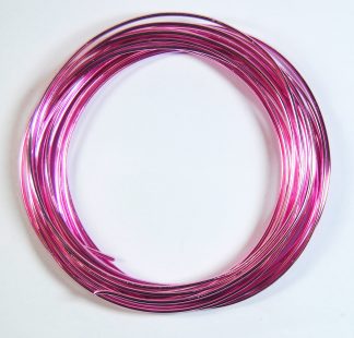 Pack of 1 - Pearl Pink 1.5mm x 5m Aluminium Wire
