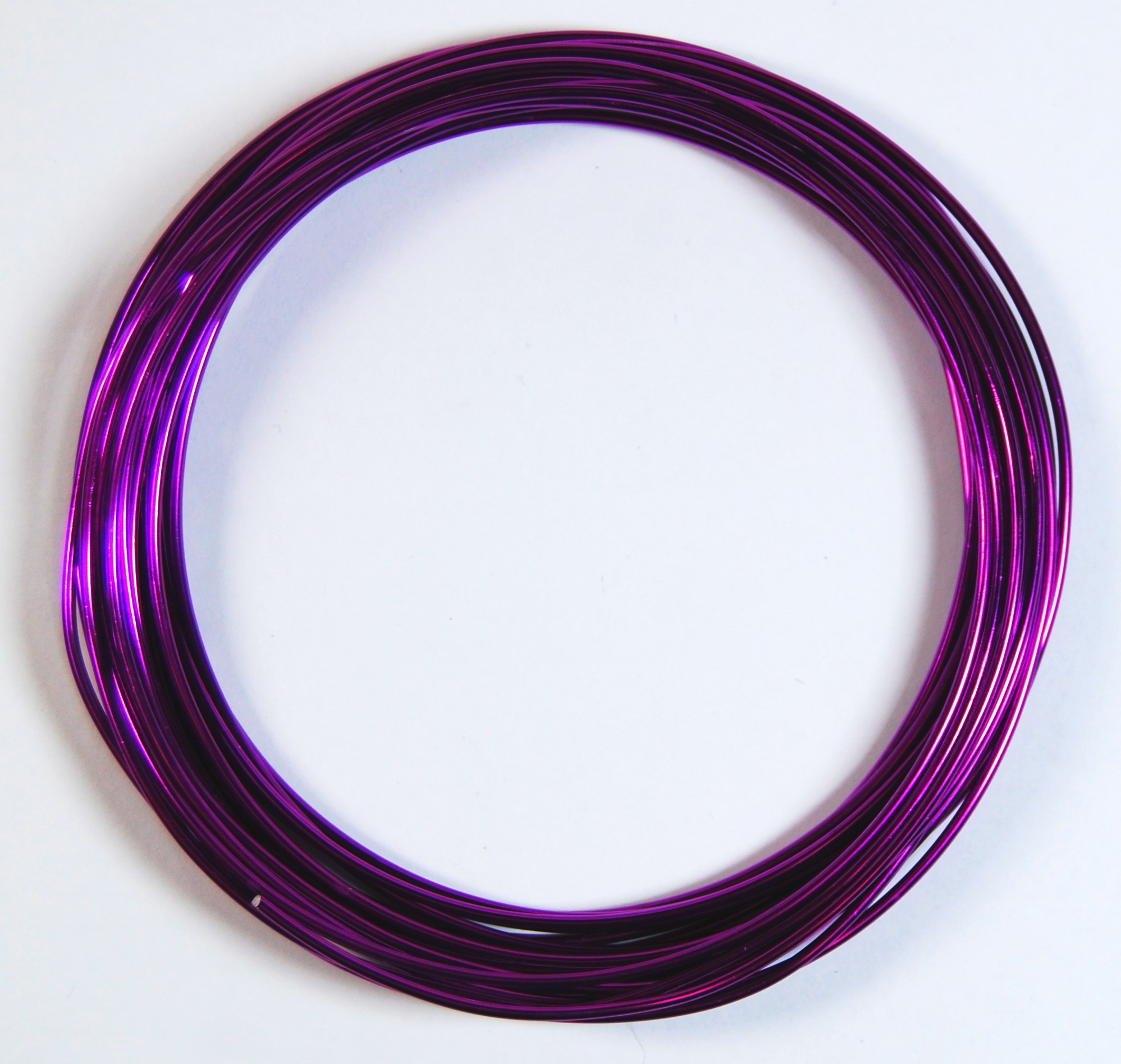Pack of 1 - Purple 1.5mm x 5m Aluminium Wire