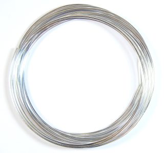 Pack of 1 - Silver 1.5mm x 5m Aluminium Wire
