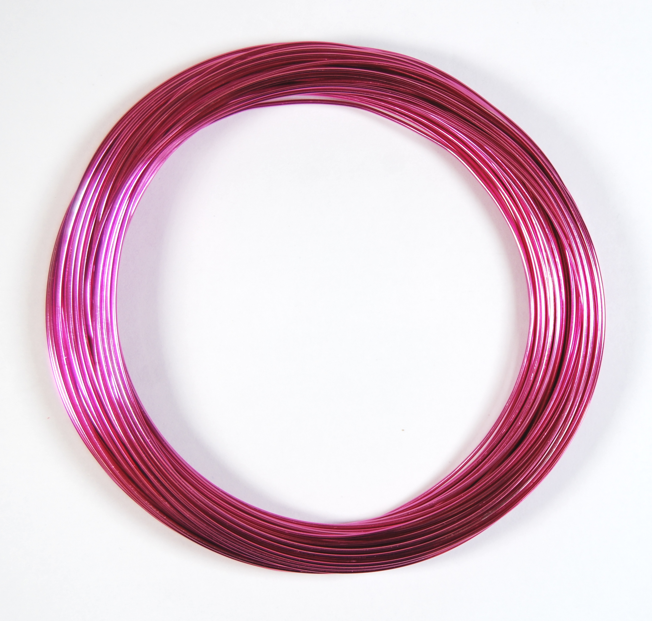 Pack of 1 - Hot Pink 1.0mm x 20m Aluminium Wire