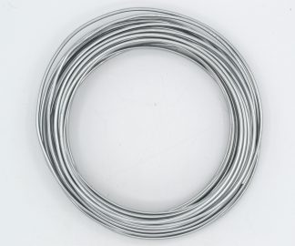 Pack of 1 - Dark Grey 2mm x 10m Aluminium Wire