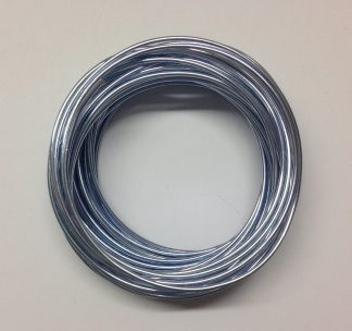 Pack of 1 - Light Steel Blue 2mm x 10m Aluminium Wire
