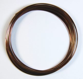 Pack of 1 - Brown 1.5mm x 5m Aluminium Wire