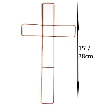 Flat Cross Metal Frame