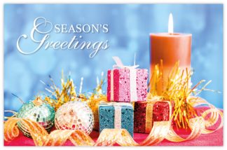 Seasons Greetings (Candles) - 55mm x 85mm Florist Cards