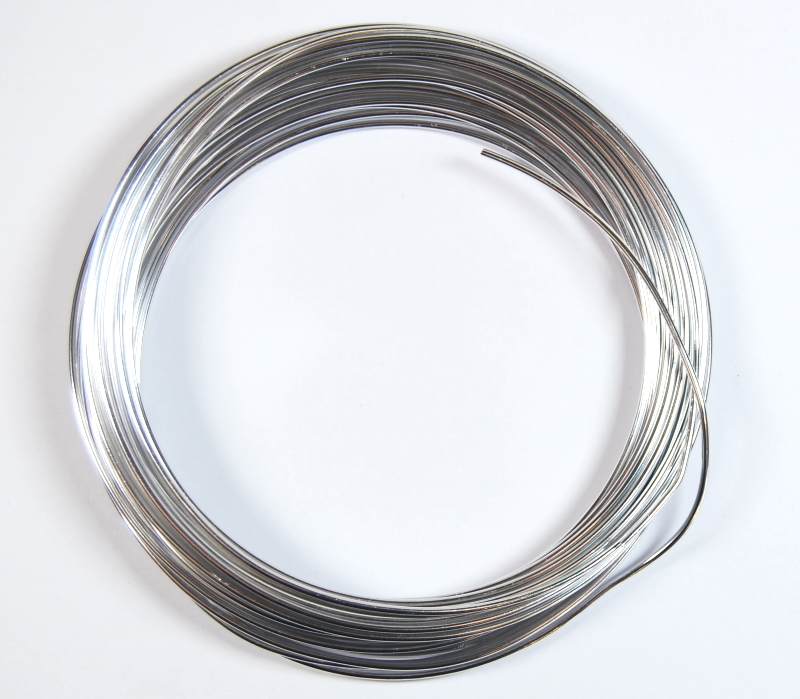 Pack of 1 - Silver 1.5mm x 10m Aluminium Wire
