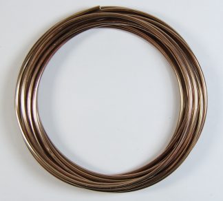 Pack of 1 - Brown 2.5mm x 5m Aluminium Wire