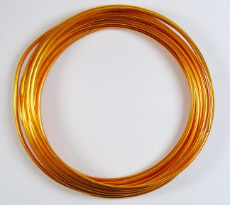 Pack of 1 - Golden Rod 2.5mm x 5m Aluminium Wire