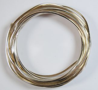 Pack of 1 - Pale Gold 2.5mm x 5m Aluminium Wire