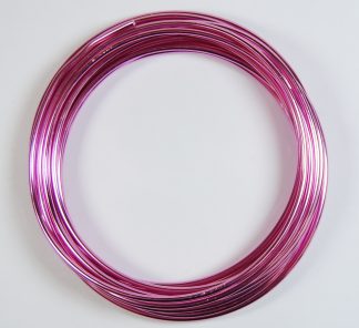 Pack of 1 - Pearl Pink 2.5mm x 5m Aluminium Wire