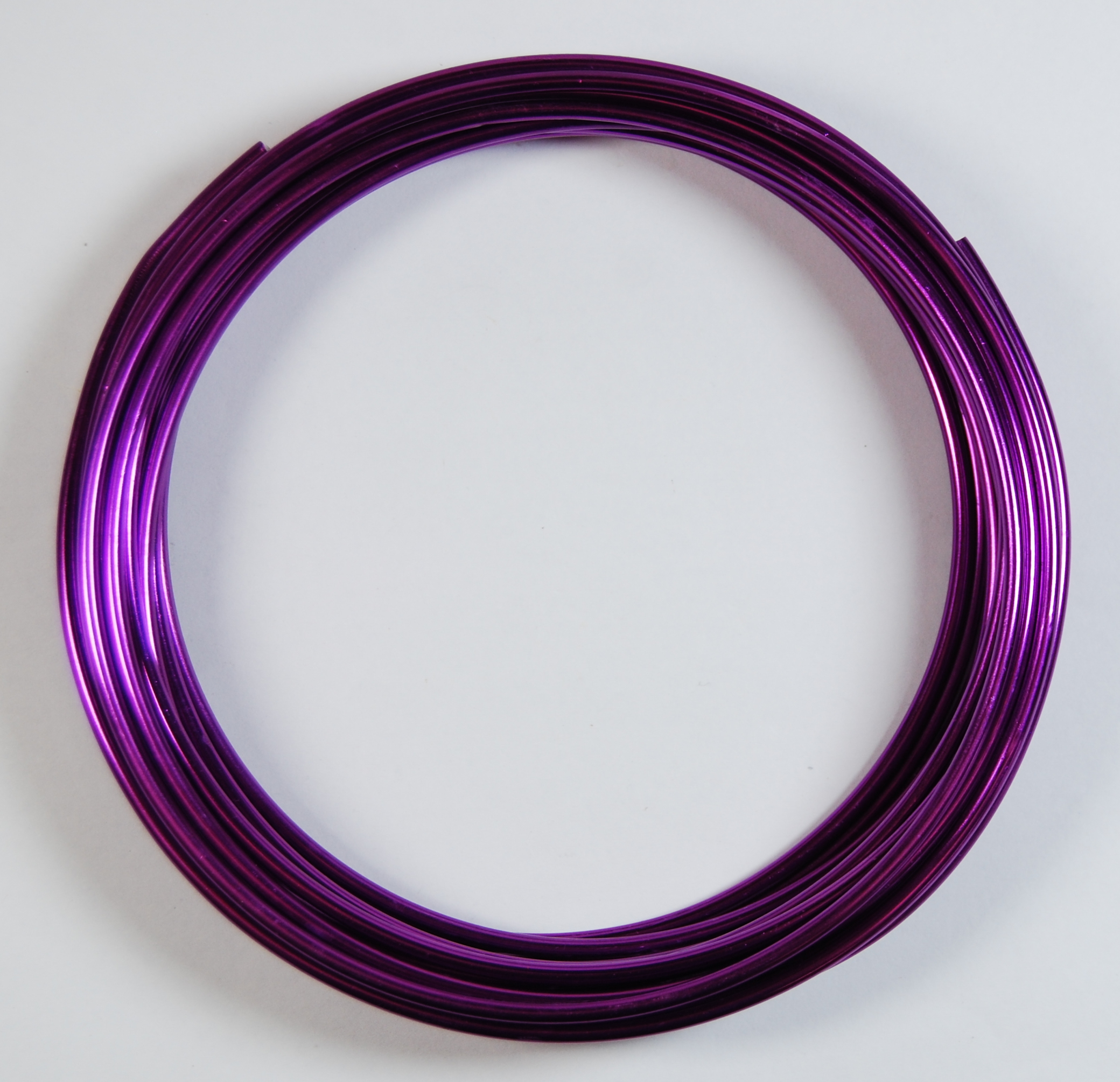 Pack of 1 - Purple 2.5mm x 5m Aluminium Wire