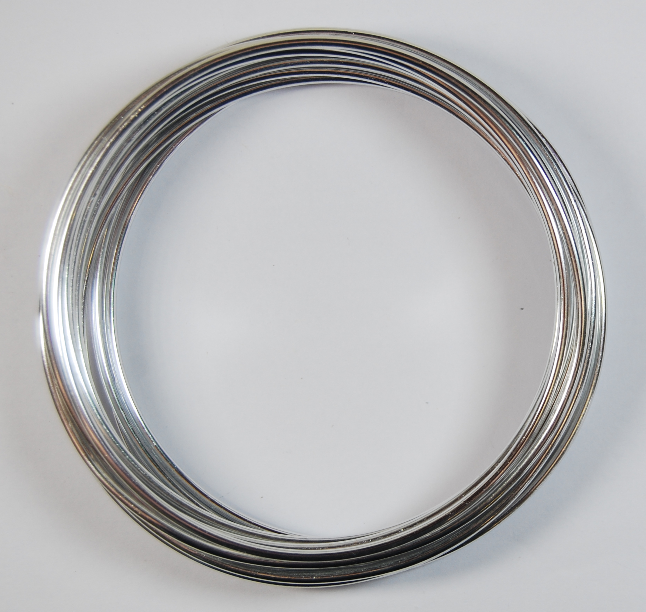 Pack of 1 - Silver 2.5mm x 5m Aluminium Wire