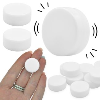 22mm x 12mm Round Flat Rattle Insert for Soft Toys