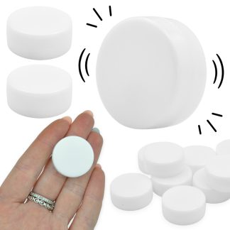 27mm x 12mm Round Flat Rattle Insert for Soft Toys