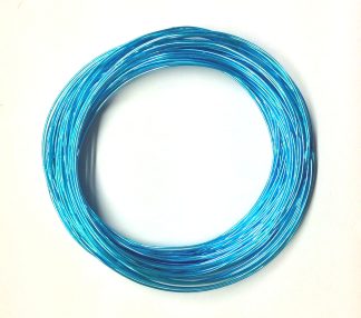 Pack of 1 - Deep Sky Blue 0.8mm x 20m Aluminium Wire