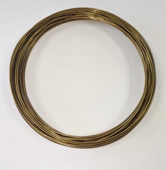 Pack of 1 - Sienna Brown 1.0mm x 10m Aluminium Wire