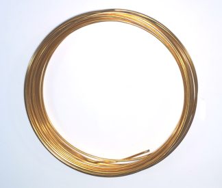 Pack of 1 - Champagne Yellow 1.5mm x 5m Aluminium Wire