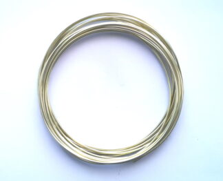 Pack of 1 - Light Gold 1.5mm x 5m Aluminium Wire