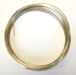 Pack of 1 - Pale Gold 1.5mm x 5m Aluminium Wire